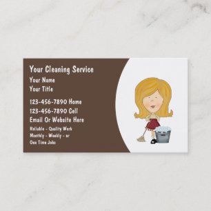 House Cleaning Business Cards