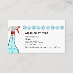House Cleaning Business Cards