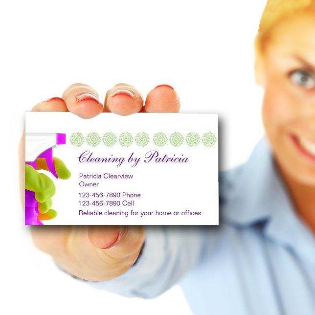 House Cleaning Business Cards (Creator Uploaded)