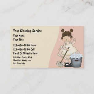House Cleaning Business Cards