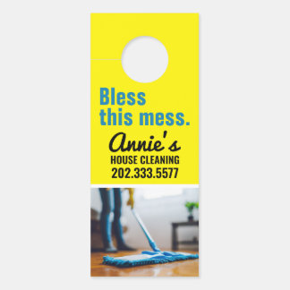 House Cleaning Door Hanger