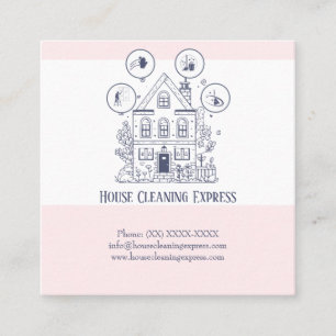 House Cleaning Express Appointment Card
