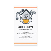 House Cleaning Home Services Business Card
