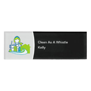 House Cleaning Maid Budget Staff Name ID Tags