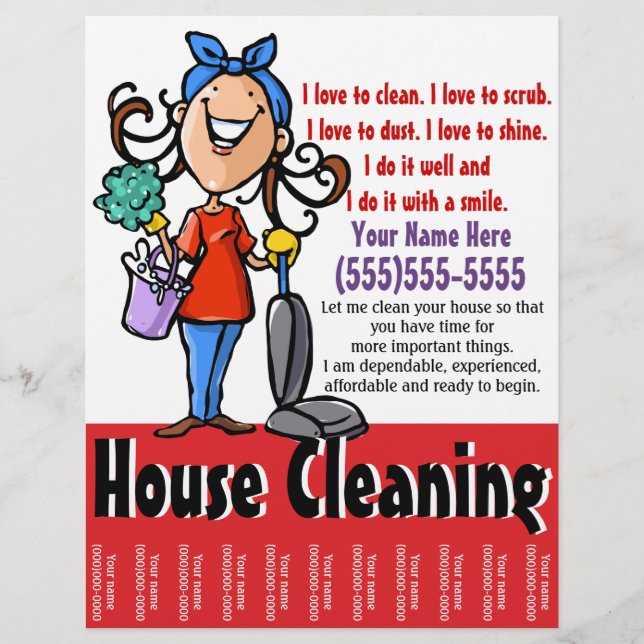 House Cleaning Marketing flyer (Front)
