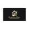 House Cleaning Modern Black & Gold Maid Service