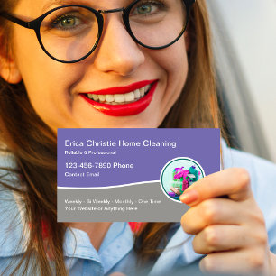 House Cleaning Professional Business Cards