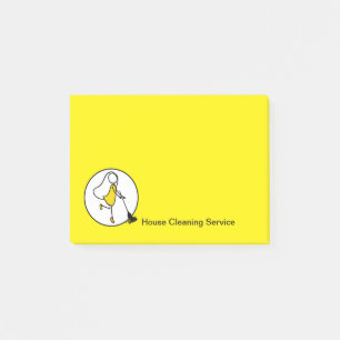 House Cleaning Service Customer Post-it Notes