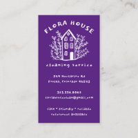 House Cleaning Service Home Hand Drawn Logo 