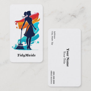 House Cleaning Services Business Card