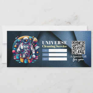 House Cleaning Services Gift Certificate Voucher Invitation