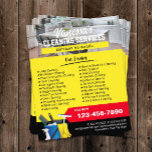 House Cleaning Window Cleaning Maid Service Gold<br><div class="desc">House Cleaning Window Cleaning Maid Service Gold Flyers.</div>