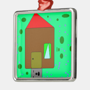 House Door Path, Digital Painting, Art by Kids Metal Tree Decoration