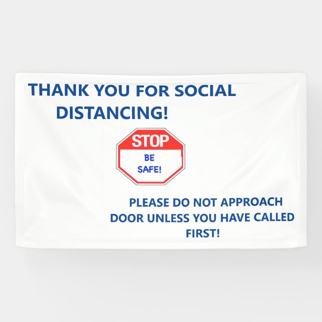 House Door Sign to keep unwanted visitors away (Horizontal)