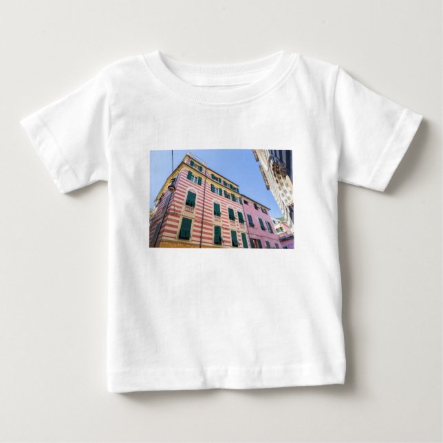 House facades Monterosso Cinque Terre Liguria Ital Baby T-Shirt (Front)