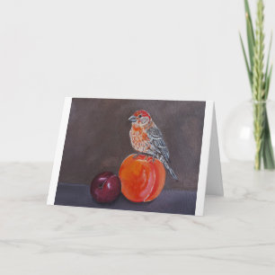House Finch’s Midday Rest Painting by Alfred Fox Card