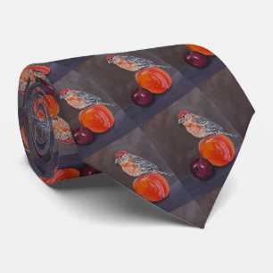 House Finch’s Midday Rest Painting by Alfred Fox Tie