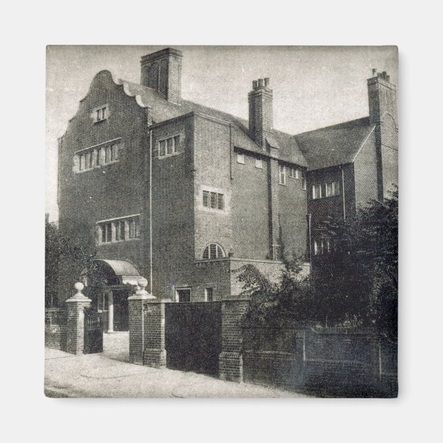 House for Edwin Long Magnet (Front)