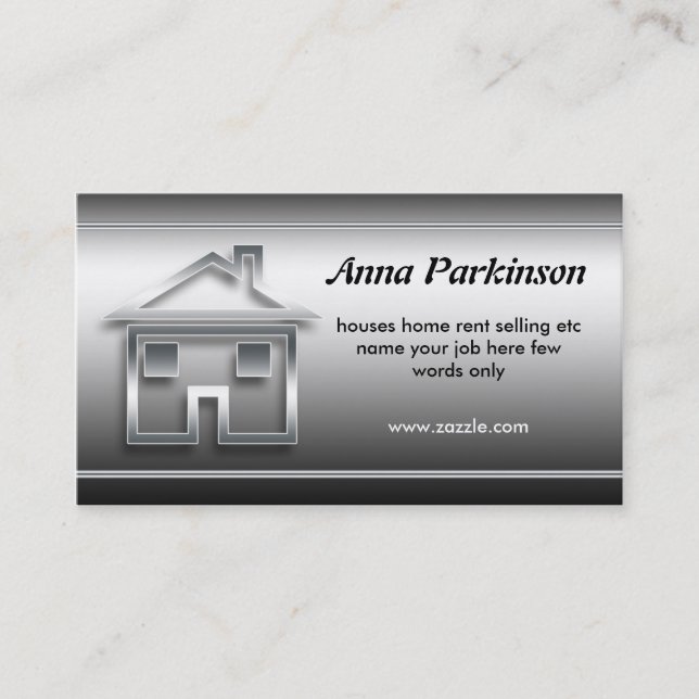house home business card (Front)