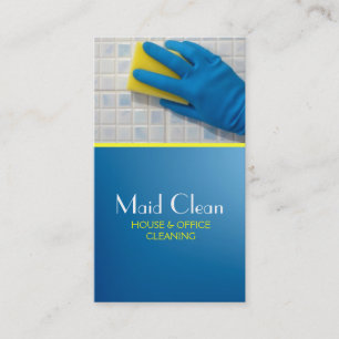 House Home Cleaning, Cleaners Business Card