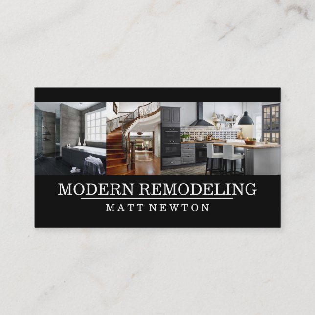 House Home Remodeling Contractor Construction Business Card (Front)