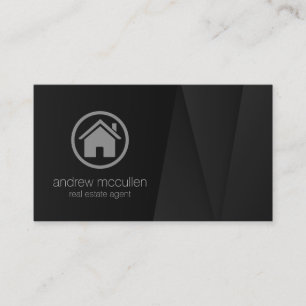 House Icon Real Estate Realty Property Business Card
