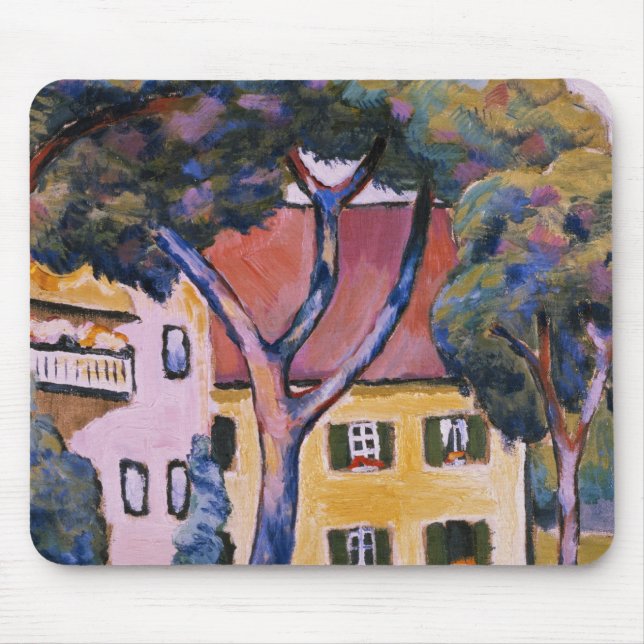 House in a Landscape Mouse Pad (Front)