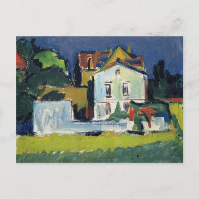 House in a Landscape Postcard (Front)