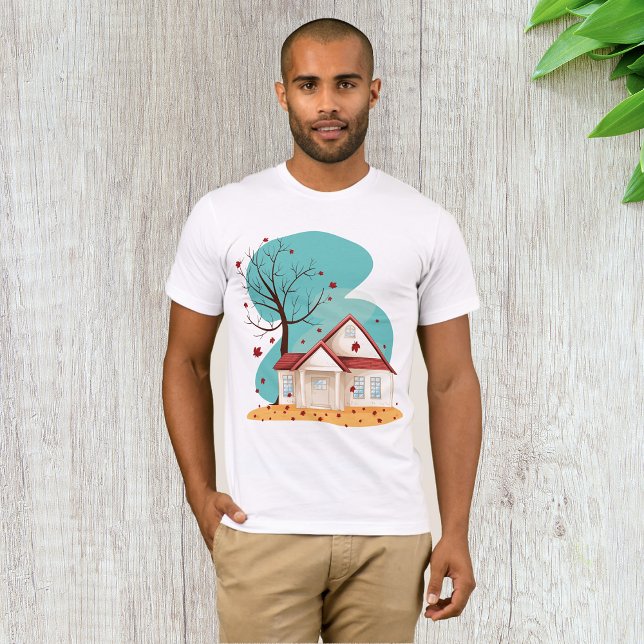House In Autumn Mens T-shirt (Creator Uploaded)