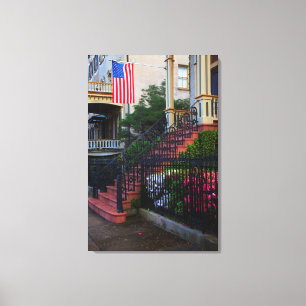 House in the Historic District in the spring Canvas Print