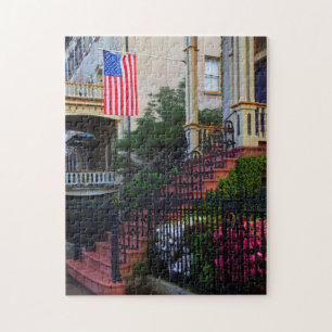 House in the Historic District in the spring Jigsaw Puzzle