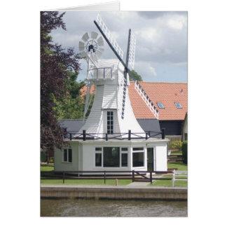 House In The Style Of A Windmill At Norfolk Broads