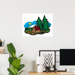 House In The Woods Poster