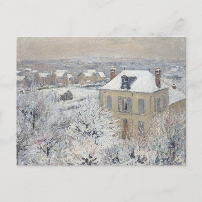 House in Winter | Gustave Louseau | Christmas Holiday Postcard (Front)