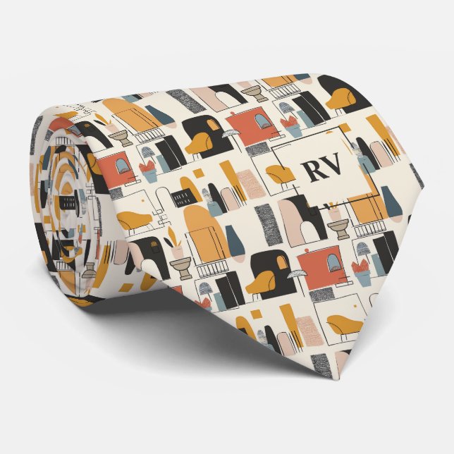 House Interior Furniture Design Tie (Rolled)