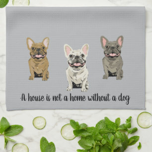 House is not a home without a dog tea towel