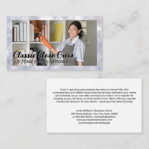 House Keeper Cleaning with a Smile Business Card