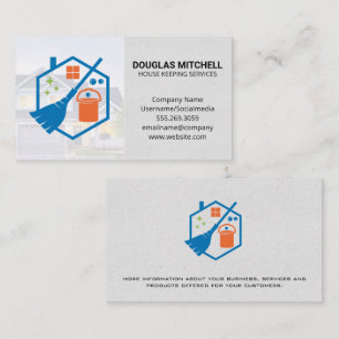 House keeping Tools Home Repairs Business Card