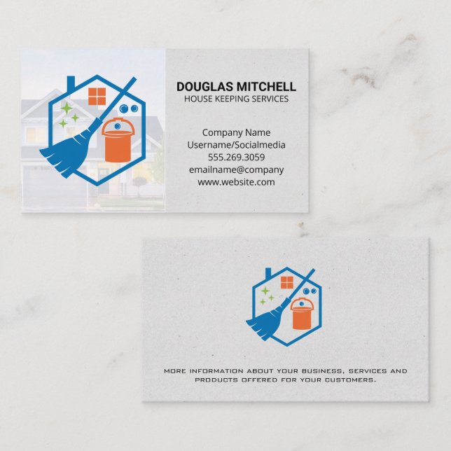 House keeping  Tools | Home Repairs Business Card (Front/Back)