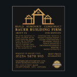 House Logo, Building Firm, Builders Advertising Flyer<br><div class="desc">House Logo,  Building Firm,  Builders Advertising Flyers By The Business Card Store.</div>