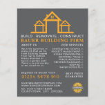 House Logo, Building Firm, Builders Advertising Flyer<br><div class="desc">House Logo,  Building Firm,  Builders Advertising Flyers By The Business Card Store.</div>