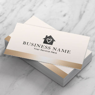 House Logo Caregiver Home Health Aide  Business Card