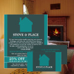 House Logo, Chimney Sweeping Service Flyer<br><div class="desc">House Logo,  Chimney Sweeping Service Advertising Flyer by The Business Card Store.</div>