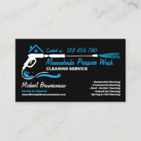 House Logo Pressure Washing Black Power Wash