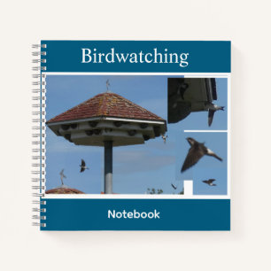House Martins Collage Cust. Birdwatching Notebook
