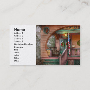 House - Metuchen, NJ - That yule tide spirit Business Card
