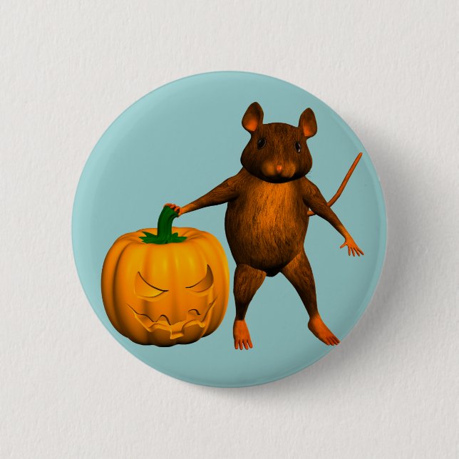 House Mouse 6 Cm Round Badge (Front)