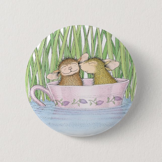 House-Mouse Designs® - 6 Cm Round Badge (Front)