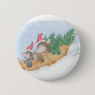 House-Mouse Designs® 6 Cm Round Badge