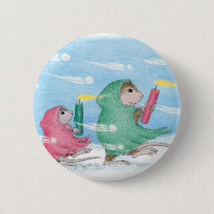 House-Mouse Designs® 6 Cm Round Badge